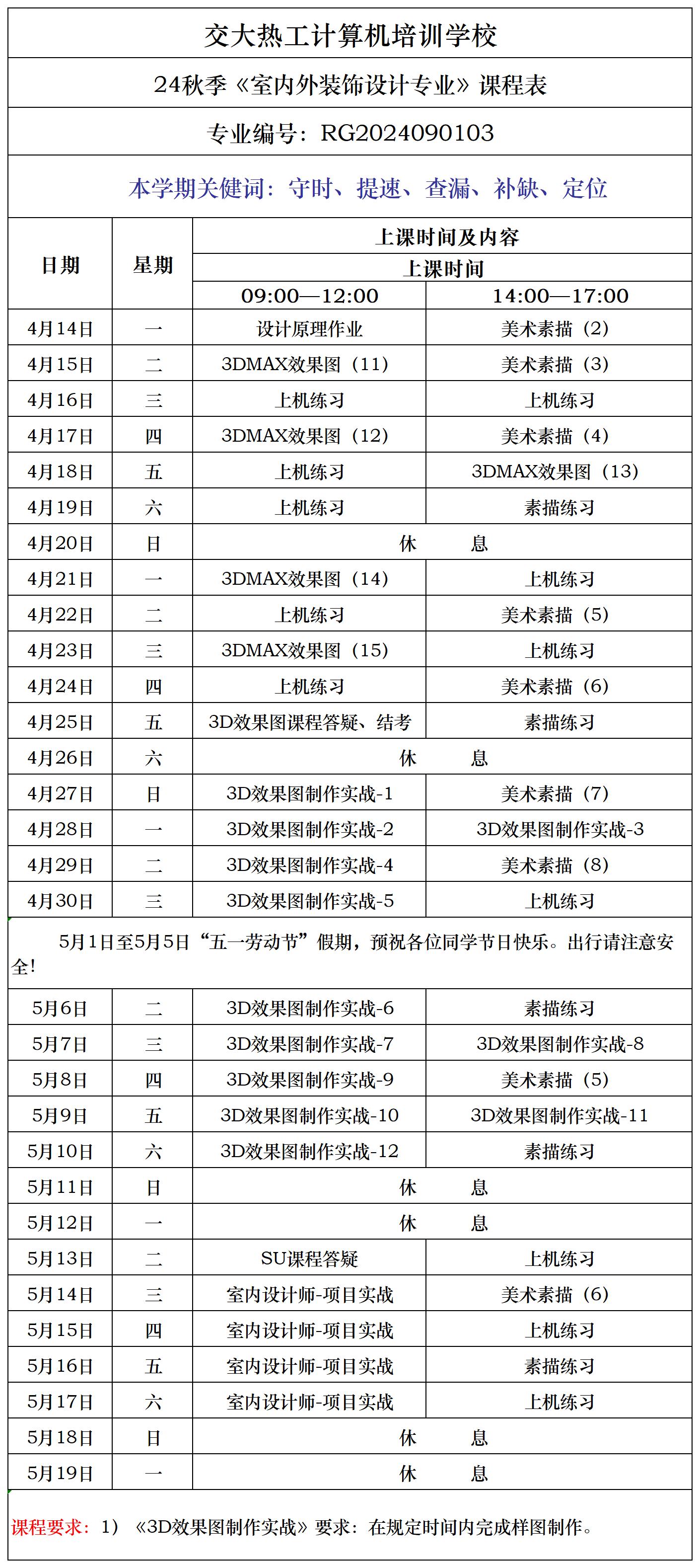 西安(ān)室内設計培訓